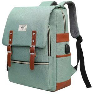 Vintage Laptop Backpack for Women Men Unisex College Bag